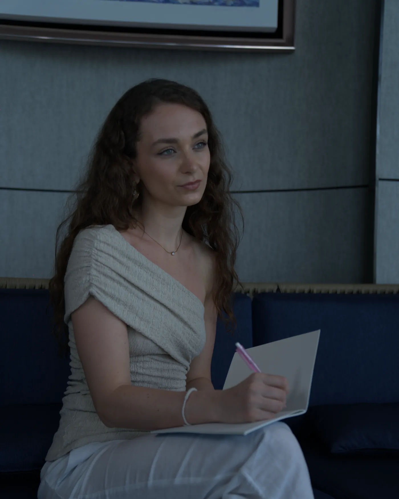 Zuzanna Garyga podczas sesji terapeutycznej